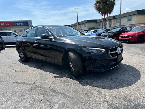 Black 2025 Mercedes-Benz C-Class C 300