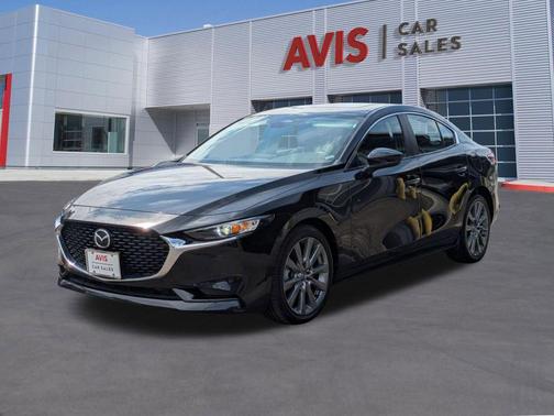 Jet Black Mica 2025 Mazda Mazda3 FWD w/Preferred Package