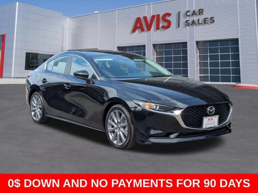 Jet Black Mica 2025 Mazda Mazda3 FWD w/Preferred Package