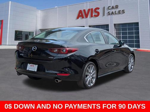 Jet Black Mica 2025 Mazda Mazda3 FWD w/Preferred Package