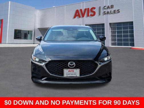 Jet Black Mica 2025 Mazda Mazda3 FWD w/Preferred Package