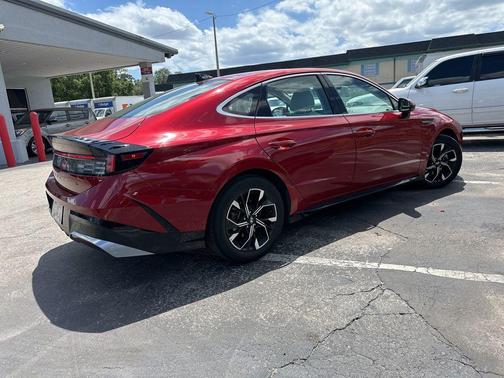 Ultimate red 2025 Hyundai SONATA SEL