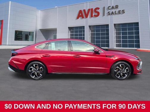 Ultimate red 2025 Hyundai SONATA SEL
