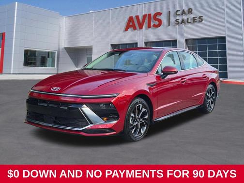 Ultimate red 2025 Hyundai SONATA SEL