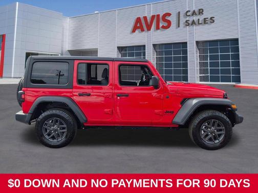 Firecracker Red Clearcoat 2025 Jeep Wrangler Sport S