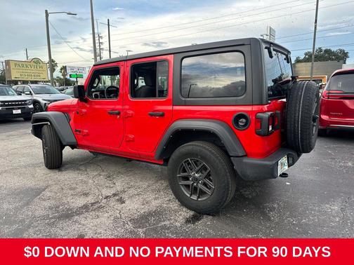 Firecracker Red Clearcoat 2025 Jeep Wrangler Sport S