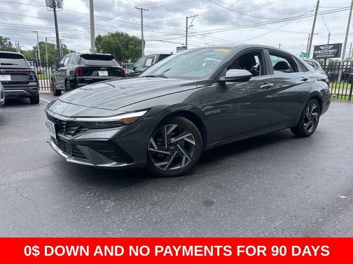 Amazon Gray 2025 Hyundai ELANTRA SEL