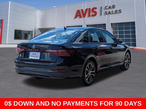 Deep Black Pearl 2025 Volkswagen Jetta 1.5T Sport
