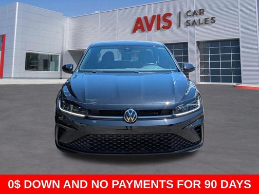 Deep Black Pearl 2025 Volkswagen Jetta 1.5T Sport