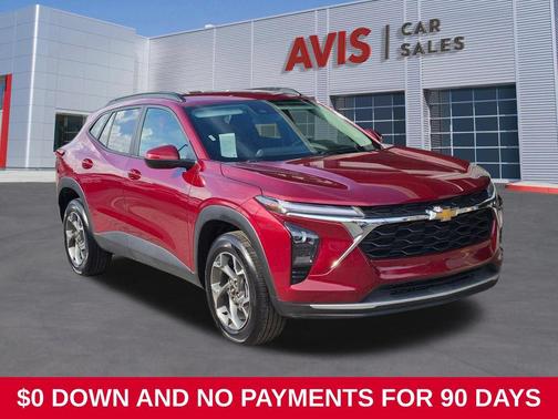 Crimson Metallic 2025 Chevrolet Trax LT