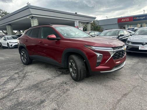 Crimson Metallic 2025 Chevrolet Trax LT
