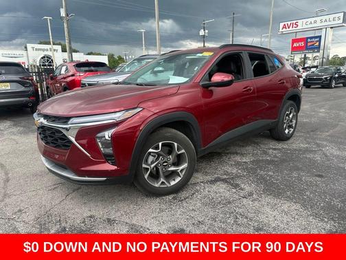 Crimson Metallic 2025 Chevrolet Trax LT