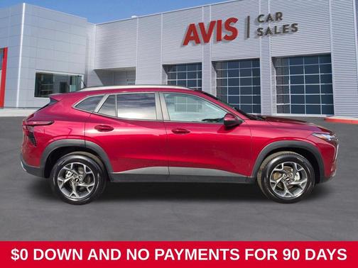 Crimson Metallic 2025 Chevrolet Trax LT