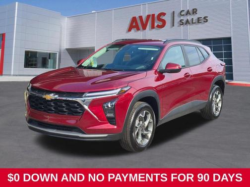 Crimson Metallic 2025 Chevrolet Trax LT