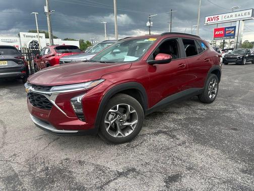 Crimson Metallic 2025 Chevrolet Trax LT
