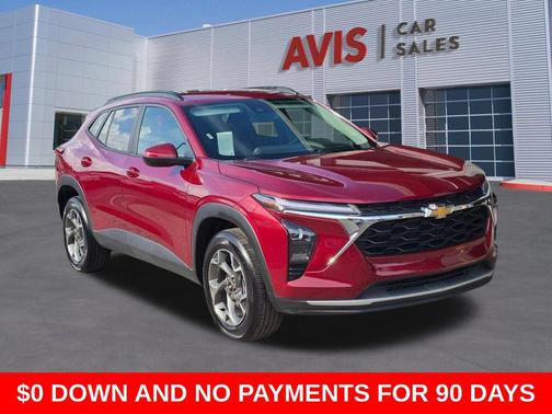 Crimson Metallic 2025 Chevrolet Trax LT
