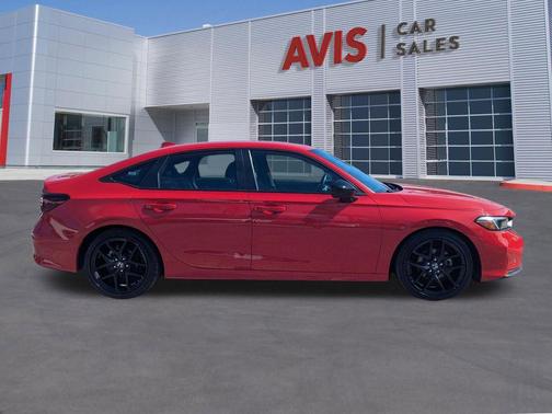 Rallye Red 2025 Honda Civic Sport