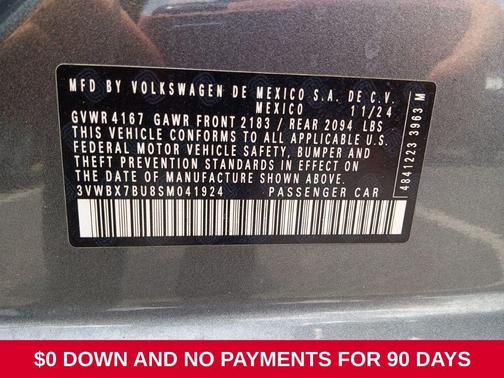 Gray 2025 Volkswagen Jetta 1.5T Sport