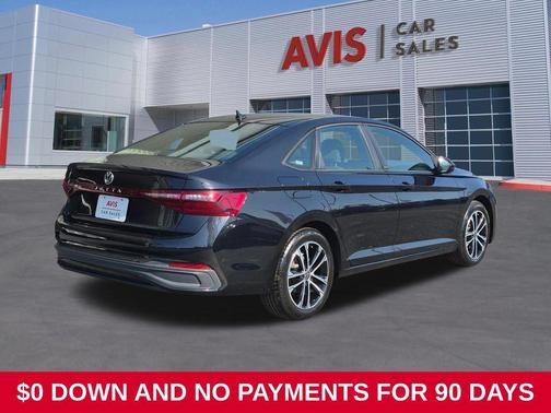 Deep Black Pearl 2025 Volkswagen Jetta 1.5T Sport