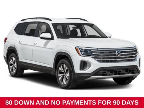 Pure White 2025 Volkswagen Atlas 2.0T SE w/Technology