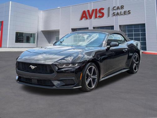 Shadow Black 2025 Ford Mustang EcoBoost Premium