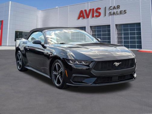 Shadow Black 2025 Ford Mustang EcoBoost Premium