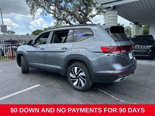 Gray 2025 Volkswagen Atlas 2.0T SE w/Technology