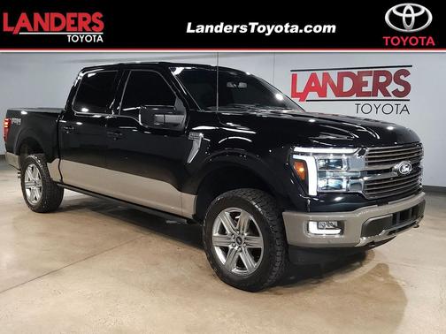 Agate Black Metallic 2025 Ford F-150 King Ranch