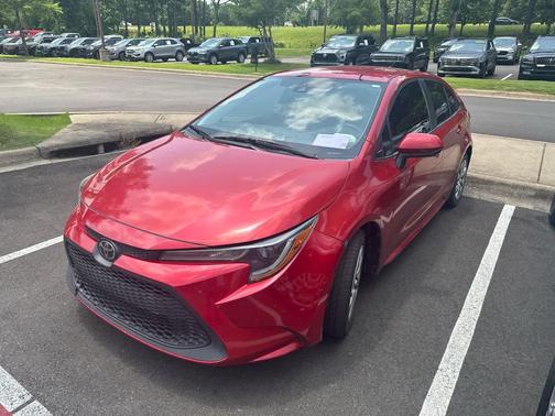 Barcelona Red Metallic 2020 Toyota Corolla LE