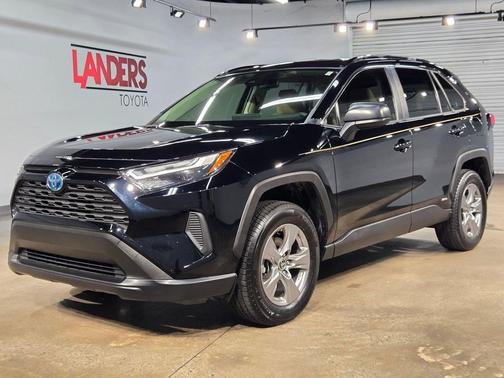 Midnight Black Metallic 2023 Toyota RAV4 Hybrid LE