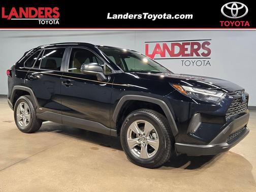 Midnight Black Metallic 2023 Toyota RAV4 Hybrid LE