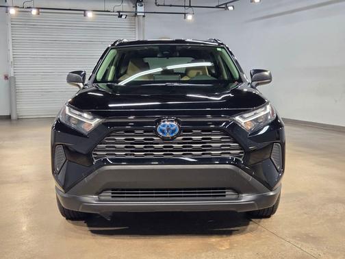 Midnight Black Metallic 2023 Toyota RAV4 Hybrid LE