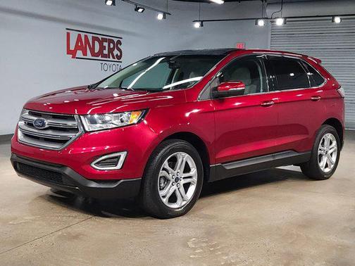 Ruby Red Metallic Tinted Clearcoat 2018 Ford Edge Titanium