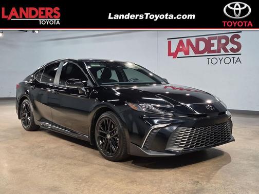 Midnight Black Metallic 2025 Toyota Camry SE