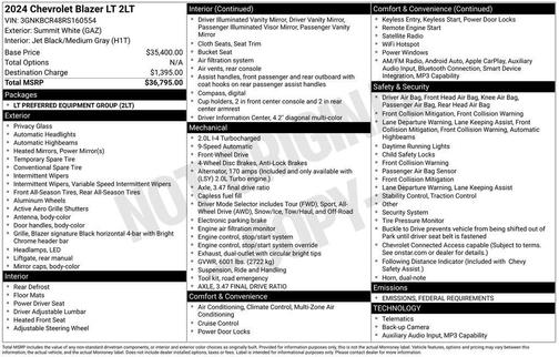 2024 Chevrolet Blazer 2LT