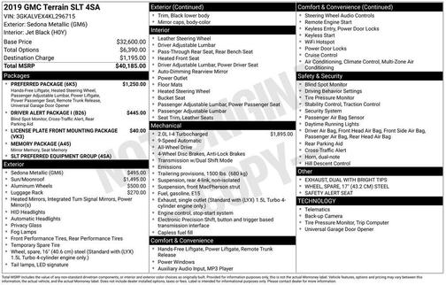 2019 GMC Terrain SLT