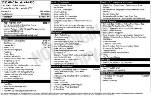 2022 GMC Terrain AWD AT4