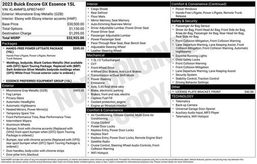 2023 Buick Encore GX Essence