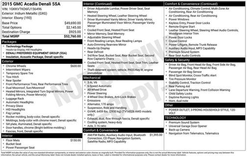 2015 GMC Acadia Denali