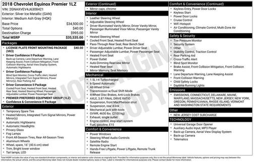 2018 Chevrolet Equinox Premier