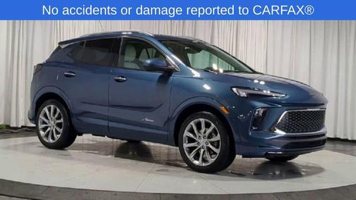 Ocean Blue Metallic 2024 Buick Encore GX Avenir