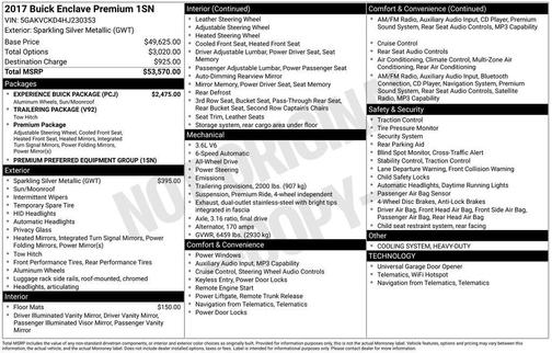 2017 Buick Enclave Premium