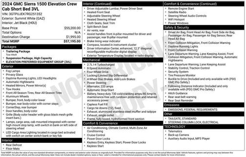 2024 GMC Sierra 1500 Elevation