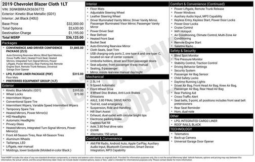 2019 Chevrolet Blazer 1LT