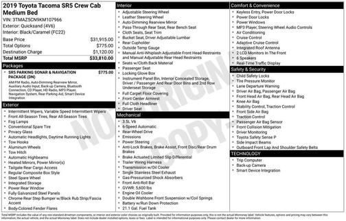 2019 Toyota Tacoma SR5