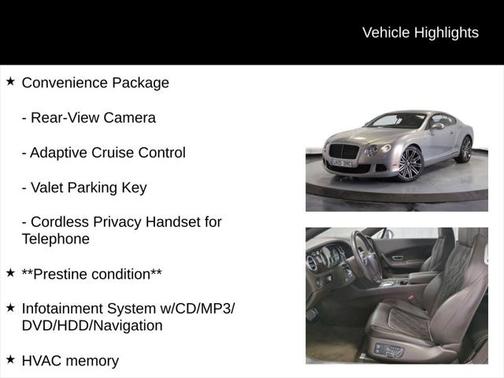 2013 Bentley Continental GT Speed