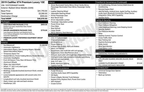 2019 Cadillac XT4 Premium Luxury