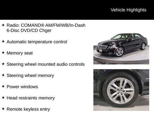 2011 Mercedes-Benz E-Class E 350