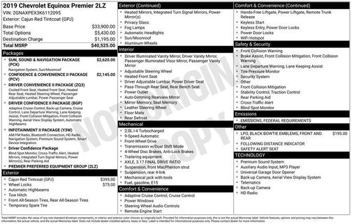 2019 Chevrolet Equinox Premier w/2LZ