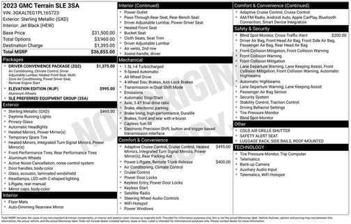 2023 GMC Terrain SLE